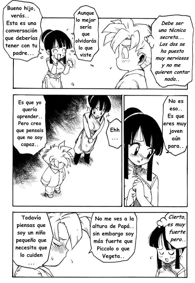 Aprendiendo a Son Gohan Hentai 007