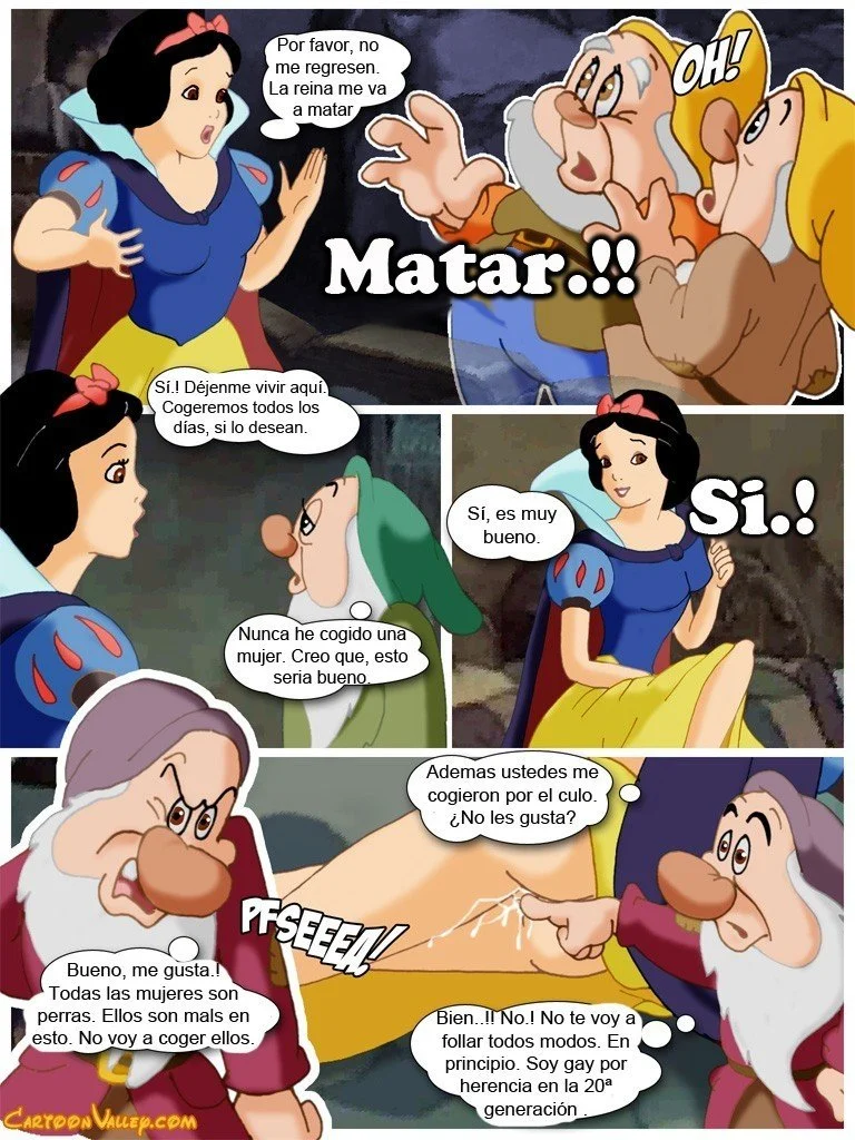 Blanca Nieves y los Siete Enanos XXX 36