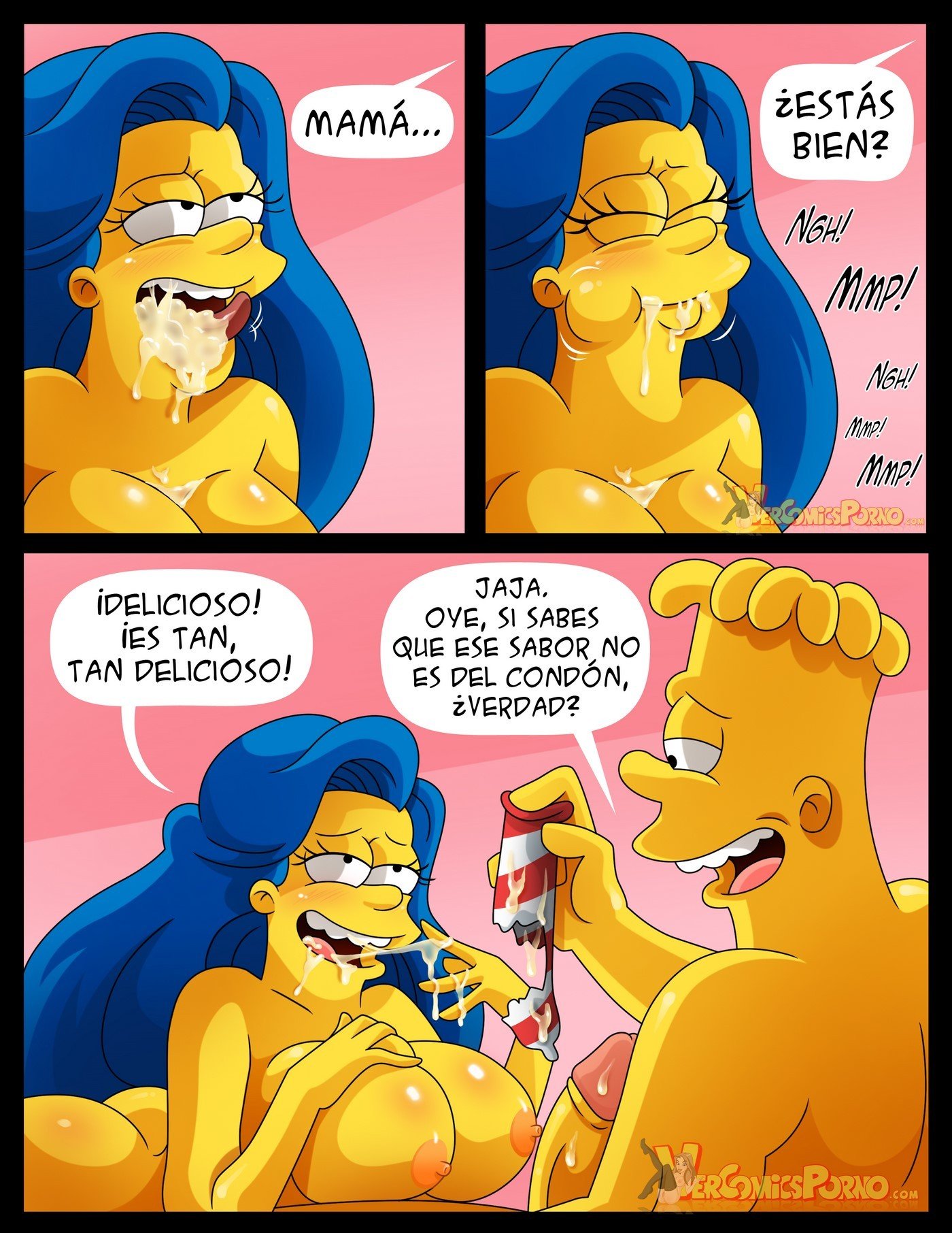Blanca y Lechosa Navidad Simpsons 13