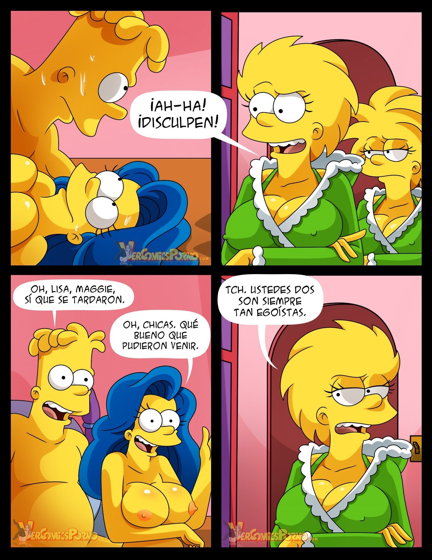 Blanca y Lechosa Navidad Simpsons 23