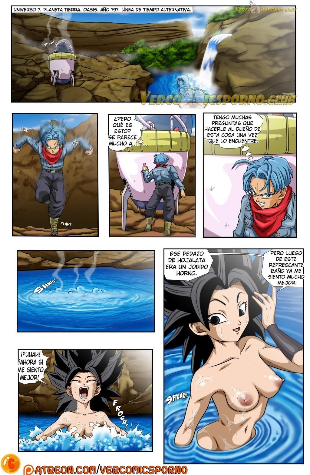 Dragon Ball Super Trunks y Caulifla 07