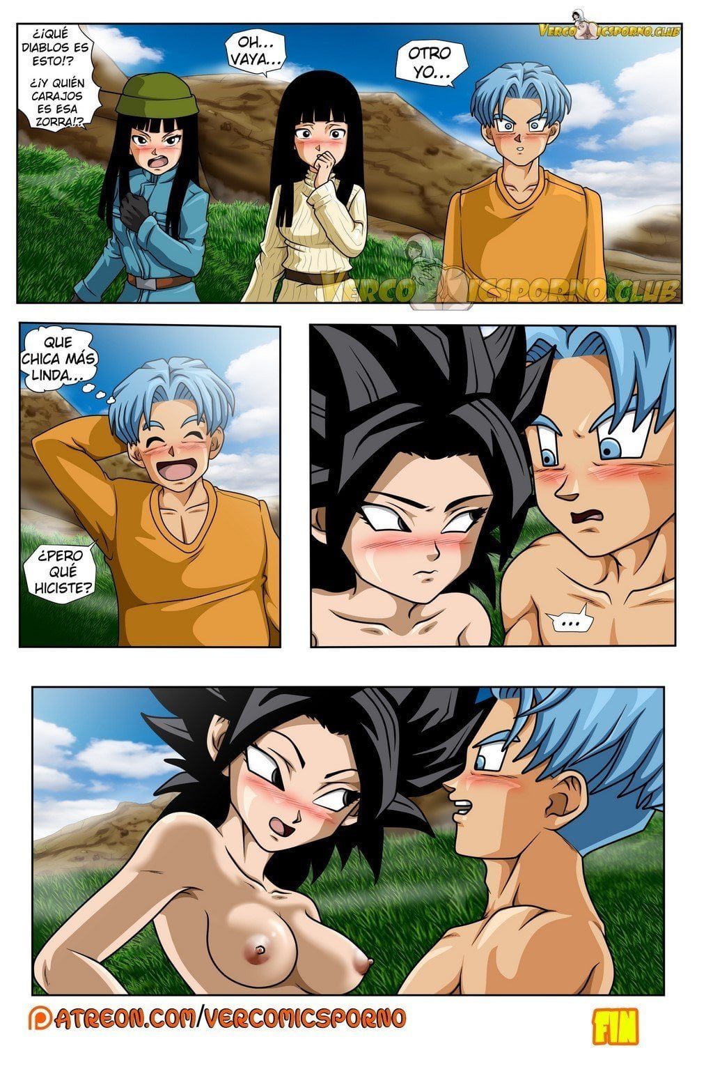 Dragon Ball Super Trunks y Caulifla 29