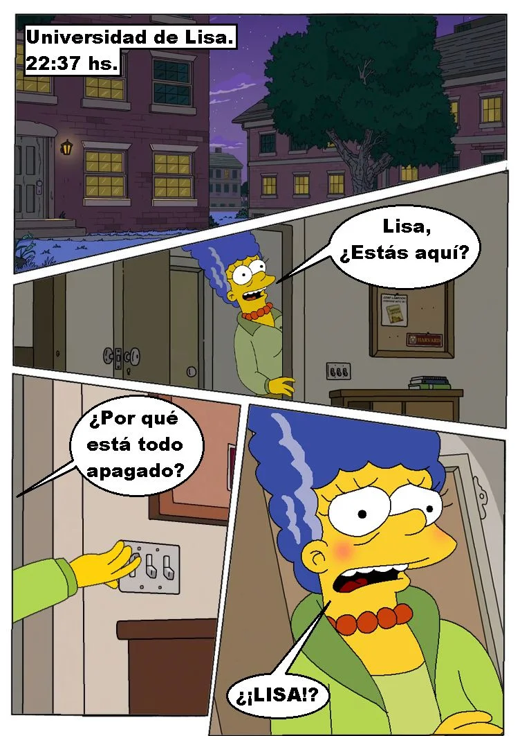 Lisa en la Universidad Comic XXX 01