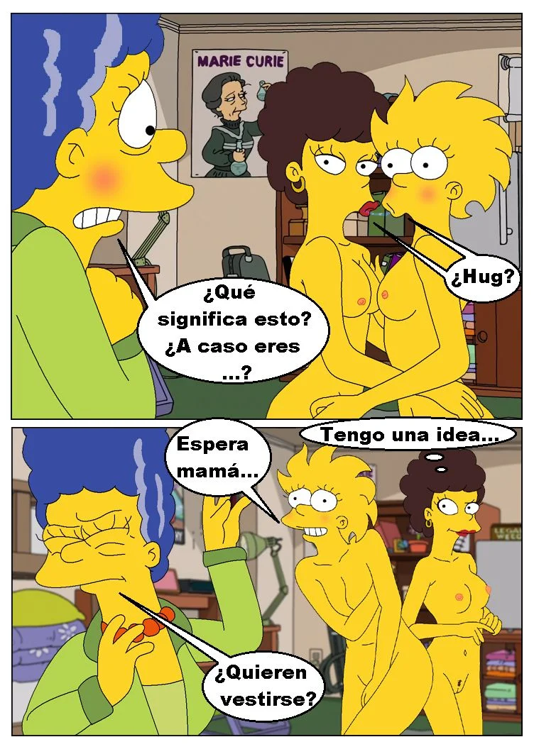 Lisa en la Universidad Comic XXX 02
