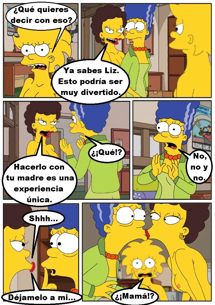 Lisa en la Universidad Comic XXX 04