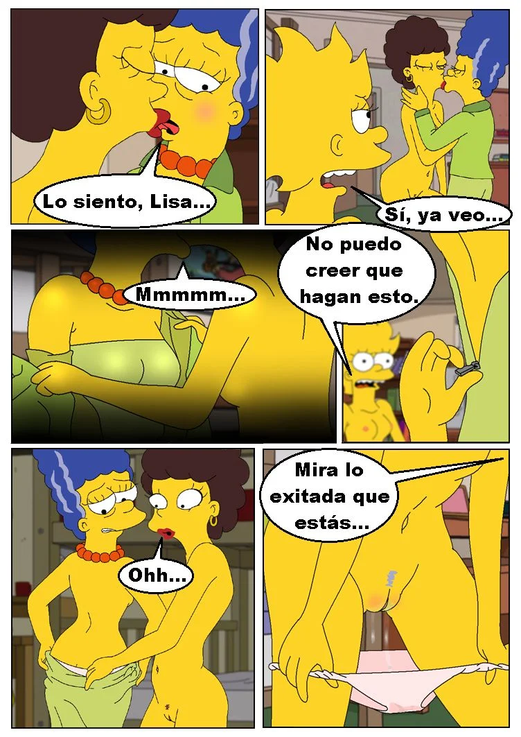 Lisa en la Universidad Comic XXX 05