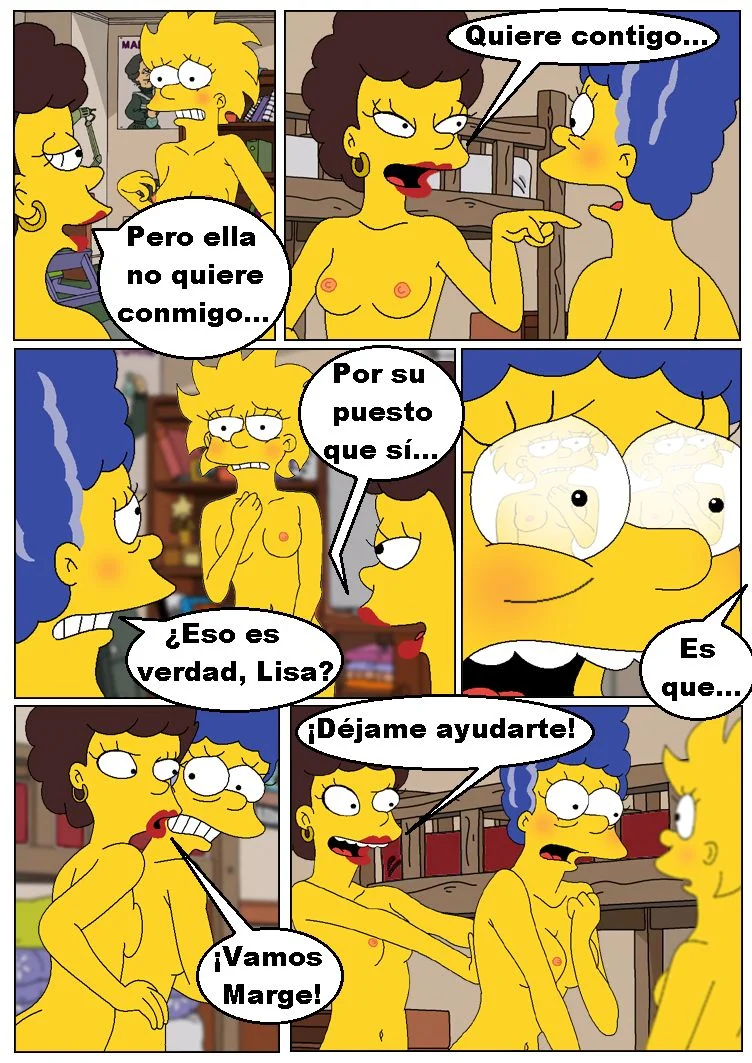 Lisa en la Universidad Comic XXX 08