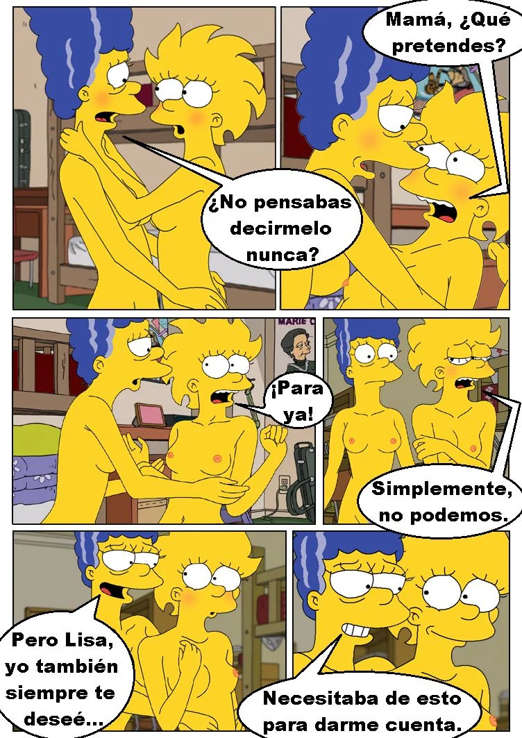 Lisa en la Universidad Comic XXX 09