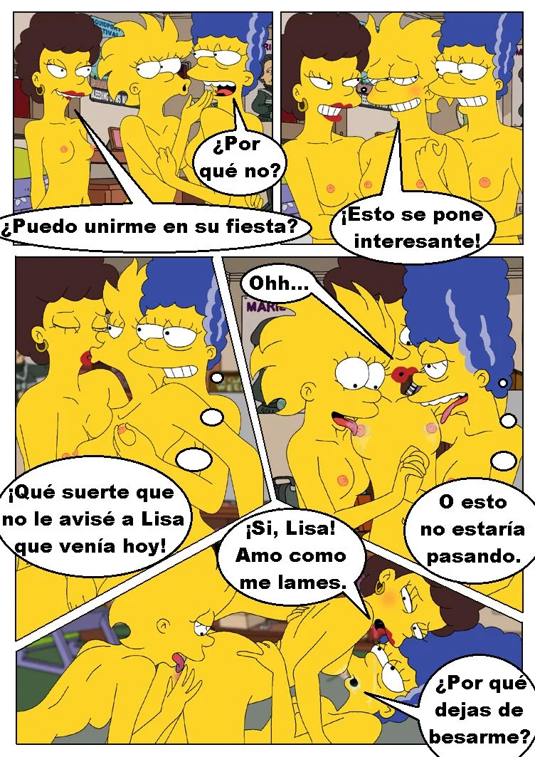 Lisa en la Universidad Comic XXX 13