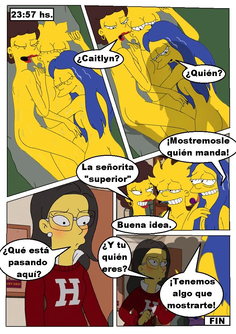 Lisa en la Universidad Comic XXX 18