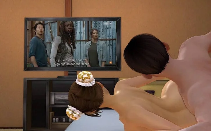Peli en el Cuarto Porno 77