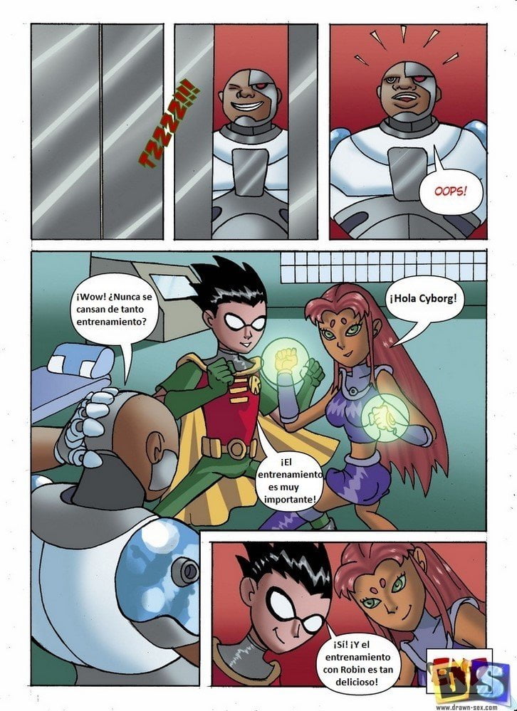 Robin y Starfire DrawnSex 06
