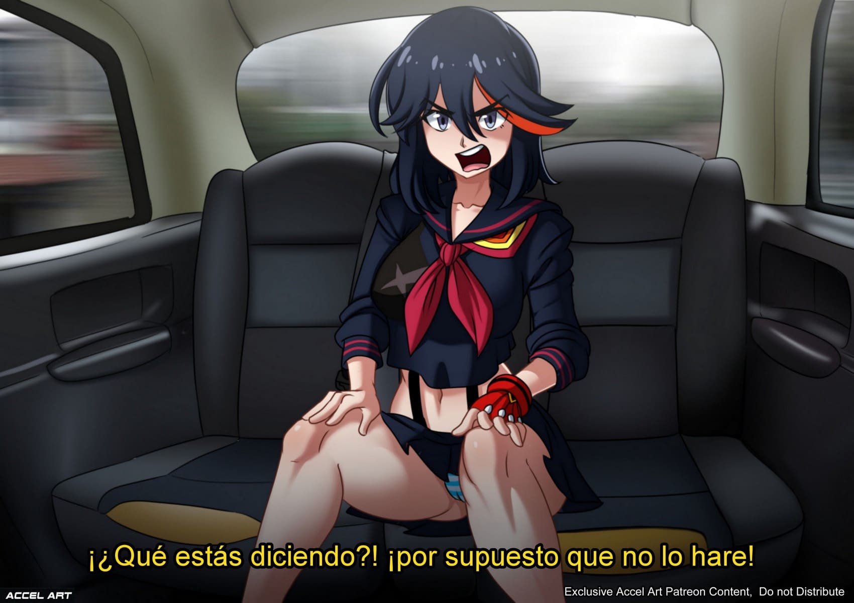 Waifu Taxi Accel Art 114