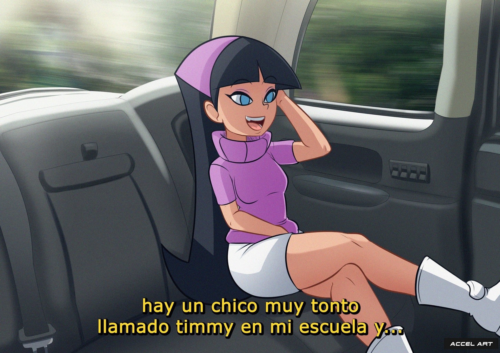 Waifu Taxi Accel Art 166