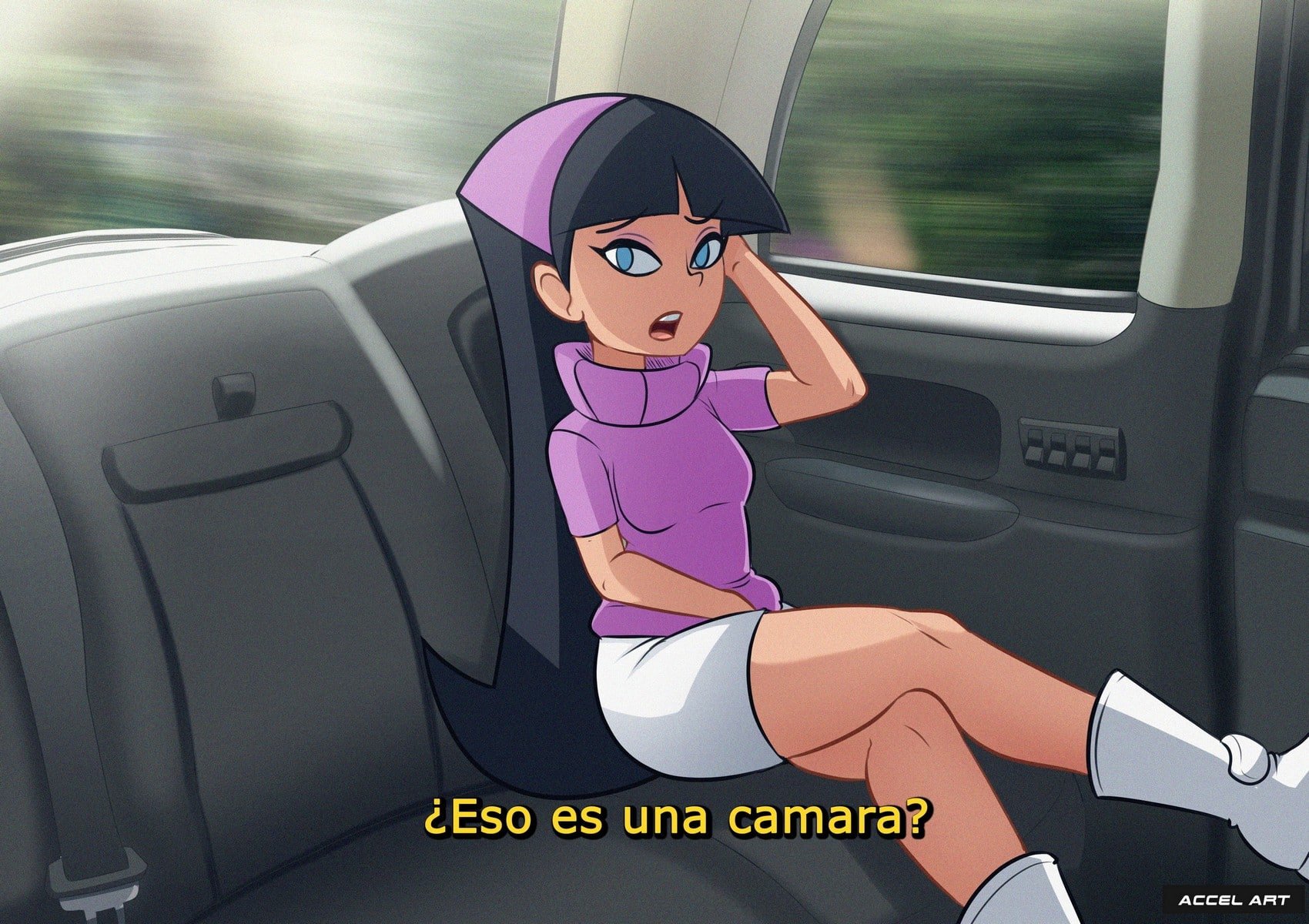 Waifu Taxi Accel Art 167