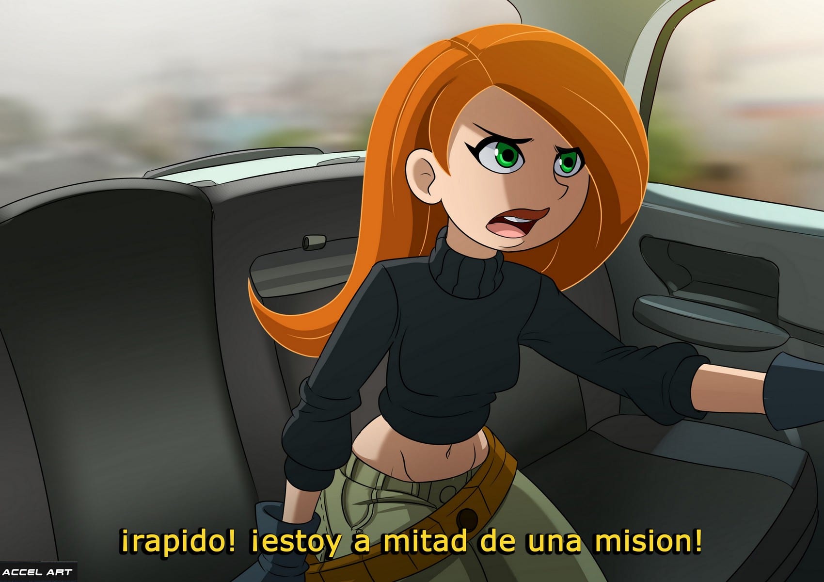 Waifu Taxi Accel Art 49