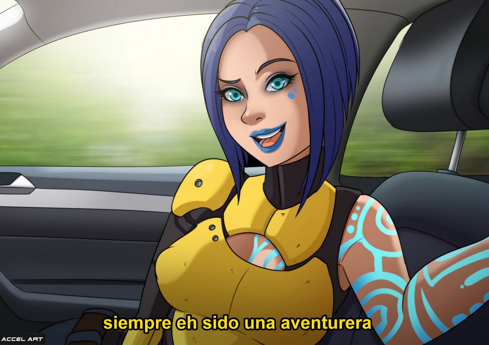 Waifu Taxi Accel Art 79